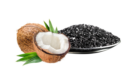 椰子原材料和加工成品椰壳活性炭