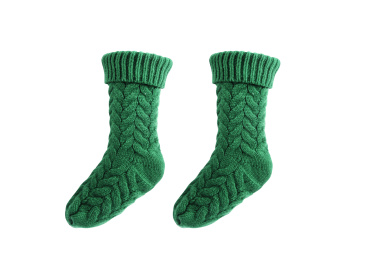 超大号的壁炉挂件圣诞针织袜