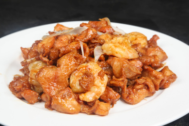 中餐美食-热菜-鸡里蹦