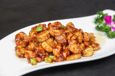 中餐美食-热菜-鸡里蹦