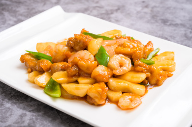 中餐美食-热菜-鸡里蹦