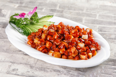 中餐美食-热菜-鸡里蹦