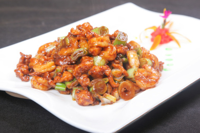 中餐美食-热菜-鸡里蹦