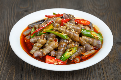 中餐美食-小炒-辣炒丁螺