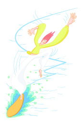 冰上打滑差点滑倒，受到惊吓，姿势怪异