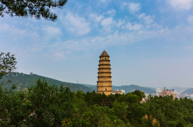 中国陕西延安宝塔