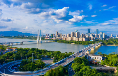 广东省惠州市合生大桥与惠州大桥城市环境