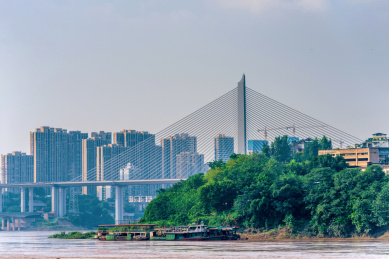 中国重庆双碑嘉陵江大桥