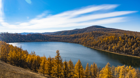 的中国内蒙古阿尔山天池