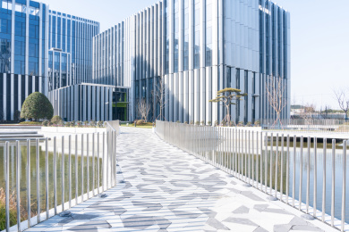 现代城市商务区建筑风光