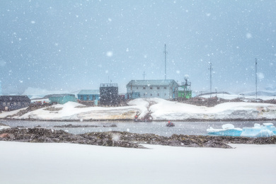南极半岛上的阿根廷科考站