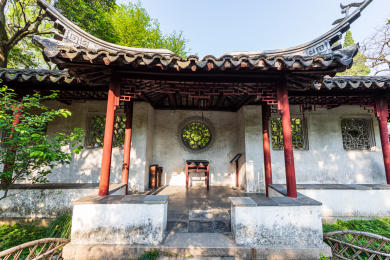 中国江苏苏州园林耦园风光