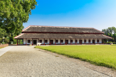 中国河南省安阳市殷墟宫殿宗庙遗址