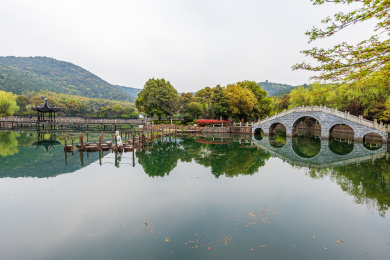 中国江苏苏州旺山景区风光