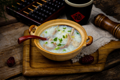传统美食粥品猪肚粥