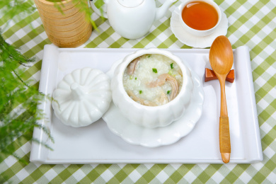 传统美食粥品猪肚粥