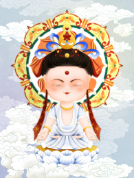 结跏趺坐菩萨像