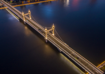 广东省珠海市白石桥夜景