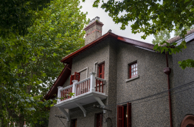 上海黄浦区思南公馆老建筑特写