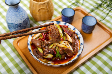 美味特色菜爆炒腰花