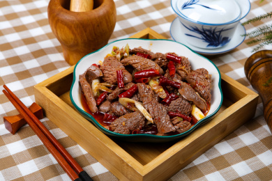 美味特色菜爆炒腰花