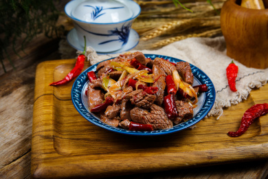 美味特色菜爆炒腰花