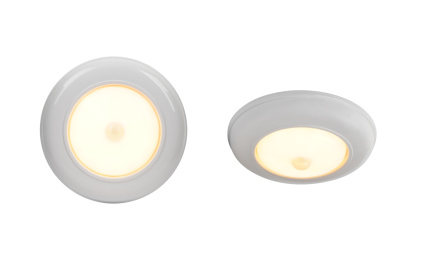 一款智能的圆形人体感应小夜灯