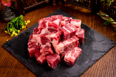 新鲜牛肉，澳洲和牛，牛肉粒，牛肉