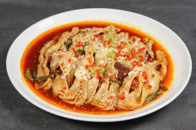 中餐美食-东北菜-排骨豆角焖卷子