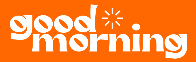 英文单词字体设计good morning