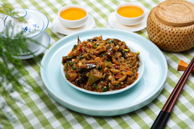 美食家常菜鱼香茄子