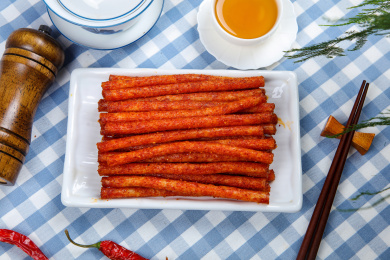 传统零食素肉面筋辣条