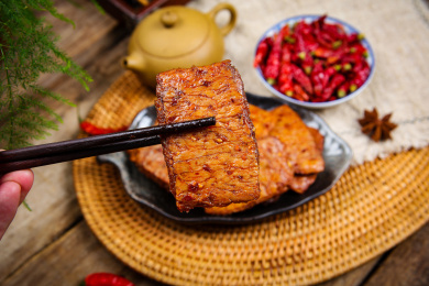 传统特色零食小吃手撕素肉