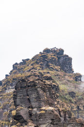 雾中的梵净山老金顶 