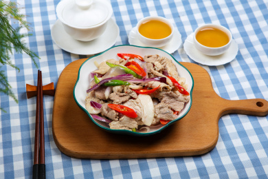 家常菜洋葱炒肉片