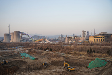 开荒建设荒地基建首钢园