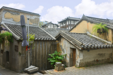 中国广东深圳甘坑客家小镇 甘坑老围老房子