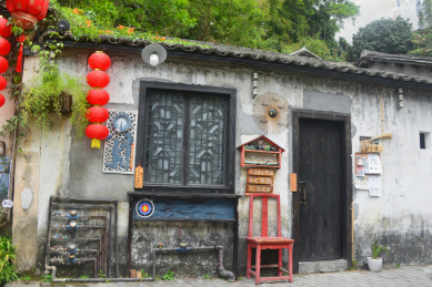中国广东深圳甘坑客家小镇 甘坑老围老房子