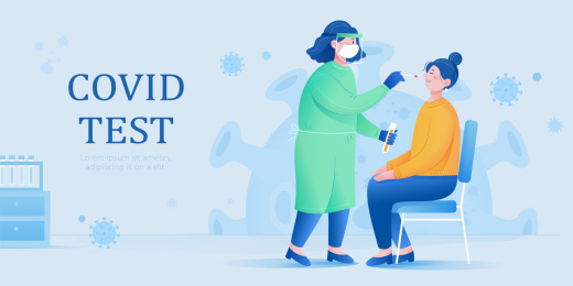 新冠肺炎鼻咽拭子检测平面插图