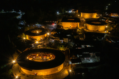 中国福建田螺坑土楼