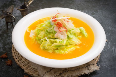 中餐美食-粤菜-金汤白菜