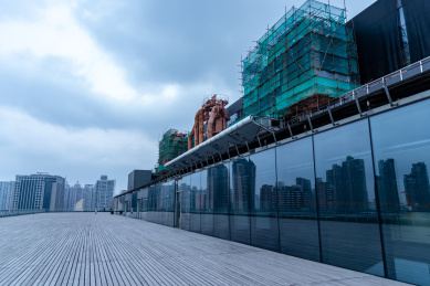 上海当代艺术博物馆临江露台上海城市地标