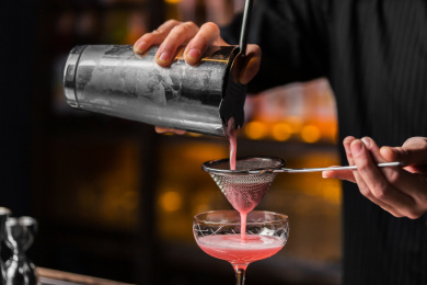 鸡尾酒调酒过程