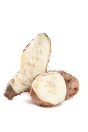 白底上的高州毛薯