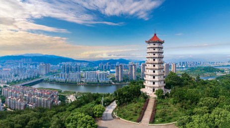 中国福建省宁德市塔山公园