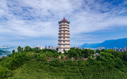 中国福建省宁德市塔山公园