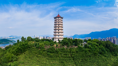 中国福建省宁德市塔山公园