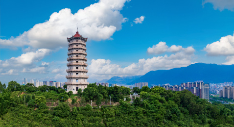 中国福建省宁德市塔山公园