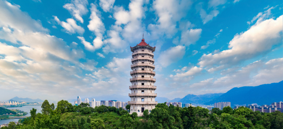 中国福建省宁德市塔山公园