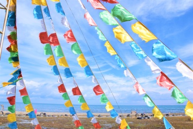 五彩风马旗
